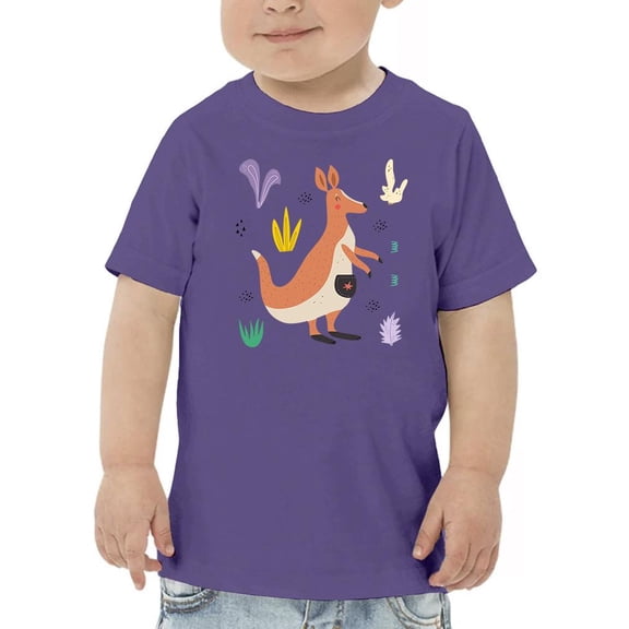 Doodle Style Kangaroo T-Shirt Toddler -Image by Shutterstock,  5 Toddler