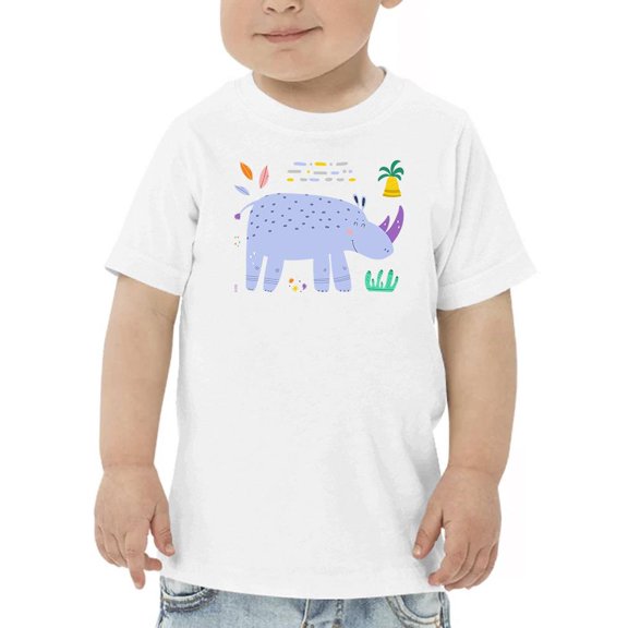 Doodle Style Rhino T-Shirt Toddler -Image by Shutterstock,  4 Toddler