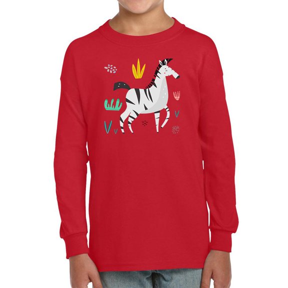 Doodle Style Zebra Long Sleeve Toddler -Image by Shutterstock,  2 Toddler