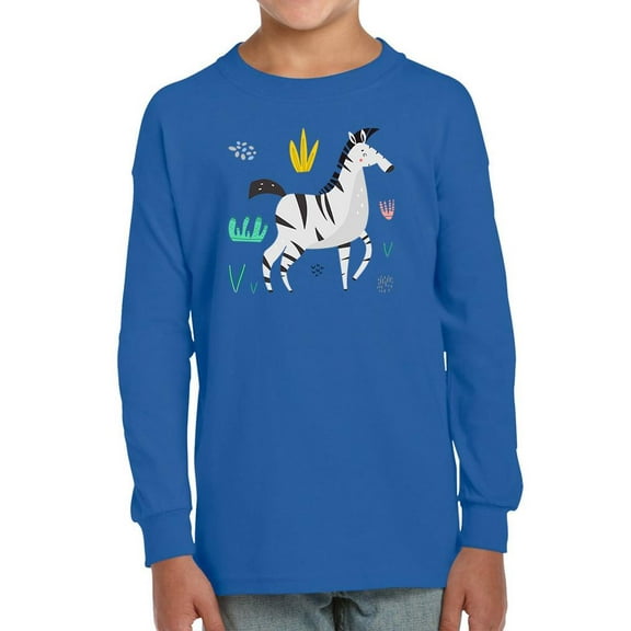 Doodle Style Zebra Long Sleeve Toddler -Image by Shutterstock, 2 Toddler