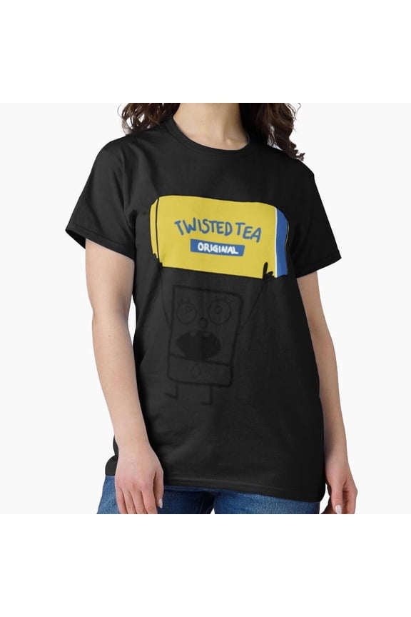 Doodlebob twisted tea H2796, Premium Unisex Tee – Extended Sizes Up to 5XL