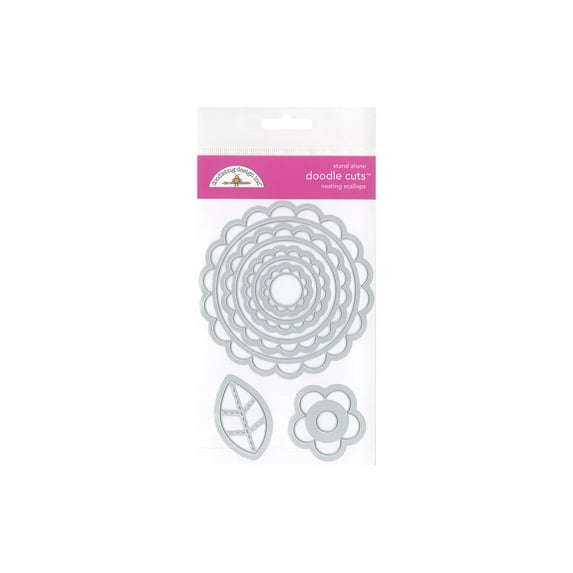 Doodlebug All Occasion Doodle Cuts Die NestScallop
