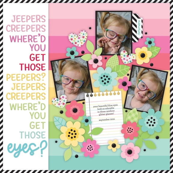 Doodlebug Alphabet Soup Puffy Stickers 6"X13"-Bubblegum