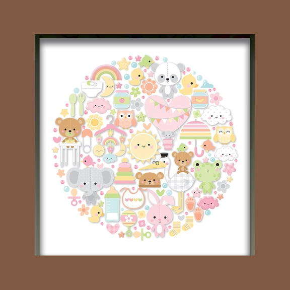 Doodlebug Design Shadow Box Insert Kit-Bundle Of Joy