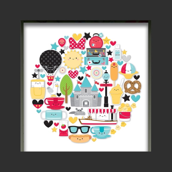 Doodlebug Design Shadow Box Insert Kit-Fun At The Park