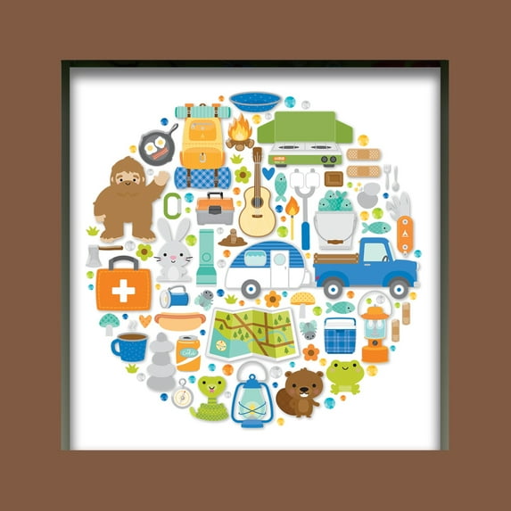 Doodlebug Design Shadow Box Insert Kit-Great Outdoors
