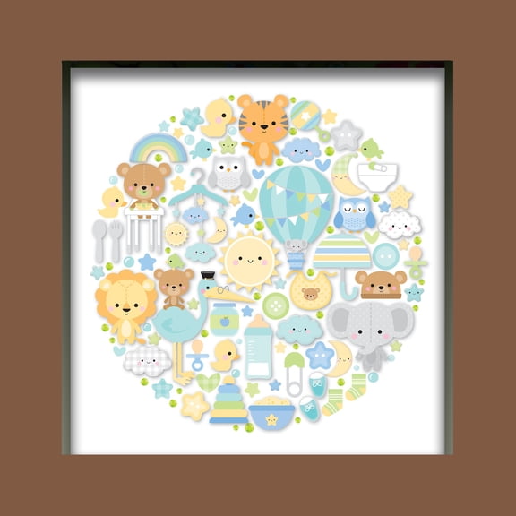 Doodlebug Design Shadow Box Insert Kit-Special Delivery