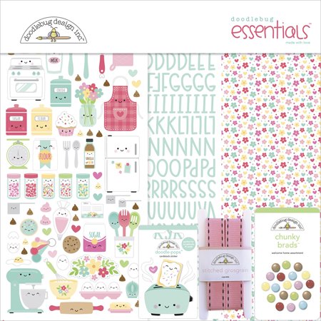 Doodlebug Essentials Page Kit 12"X12"-Made With Love