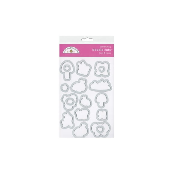 Doodlebug Fairy Garden Doodle Cuts Bugs & Kisses