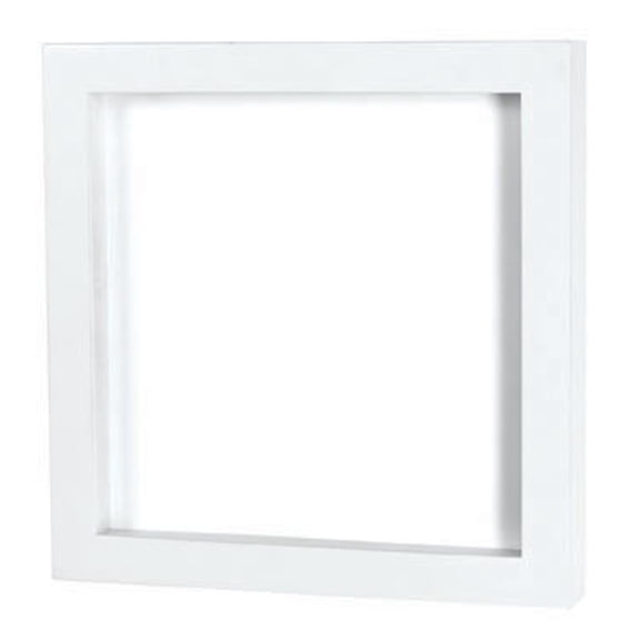 Doodlebug Fashion Furnishings Shadow Box 12"X12"-White