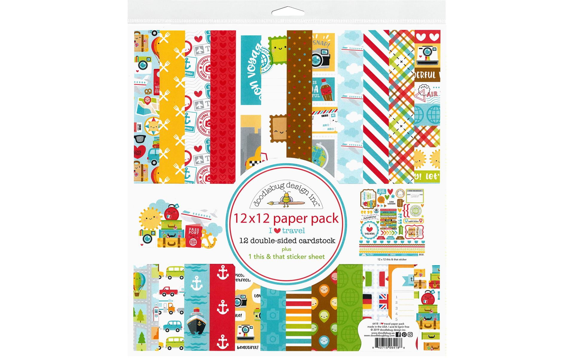 Let's Create Double-Sided Cardstock 12X12-Stunning Stamps