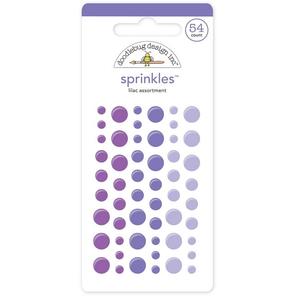 Doodlebug Lilac, 54/Pkg