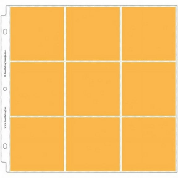 Doodlebug Page Protectors 12"X12" 12/Pkg-(9) 4"X4" Pockets