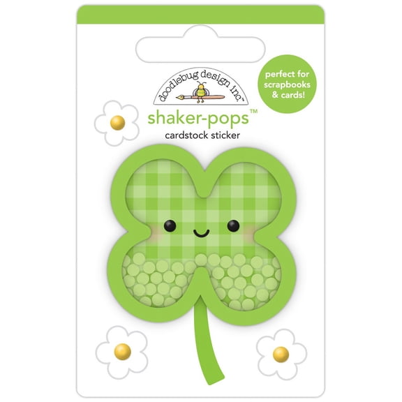 Doodlebug Shaker-Pops 3D Stickers-So Lucky