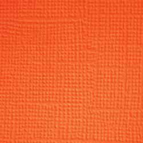 Doodlebug Textured Cardstock 12"X12"-Pumpkin