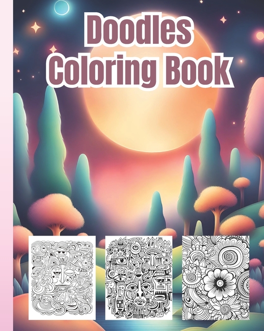 Doodles Coloring Book: Kawaii Doodle Illustrations to Color with Cute ...