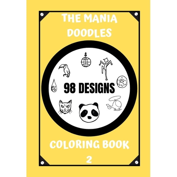 Doodles: Coloring Book: The Mania Doodles (Paperback)