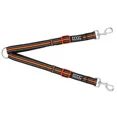 thumbnail image 1 of Doog Dual Walker Leash Beethoven Black/Grey/Orange, 1 of 1