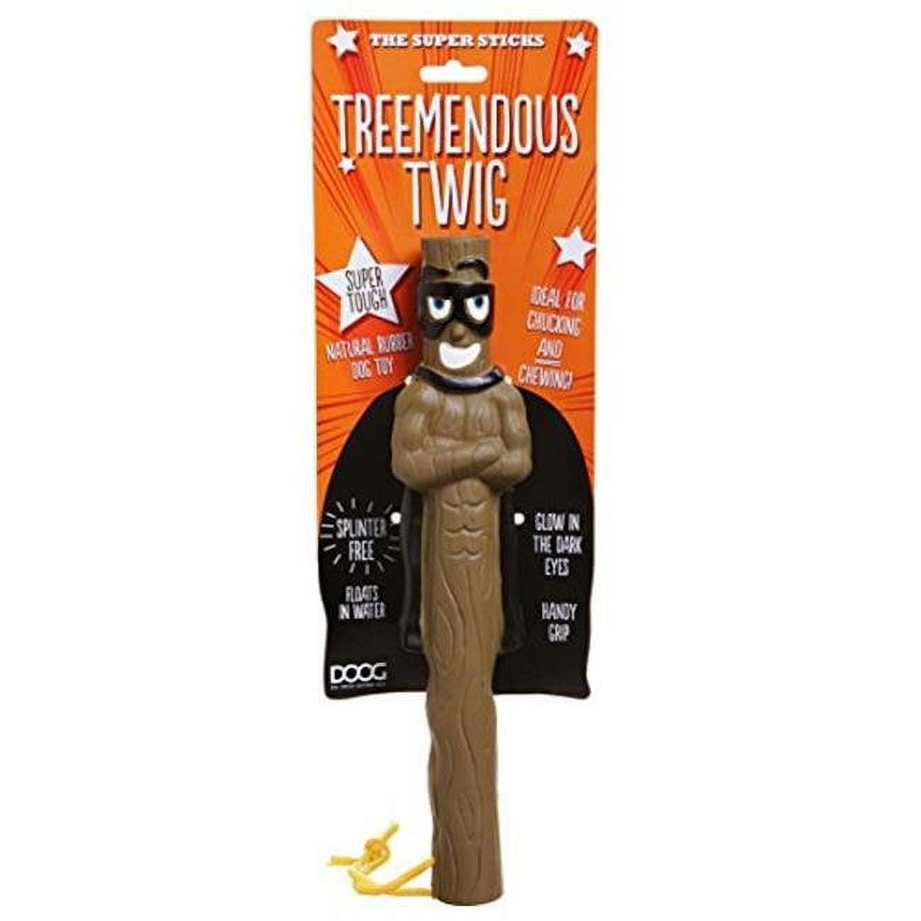 Doog USA SUPERSTIC2 Supersticks Tree Mendous Twig Rubber Dog Chew Fetch Toy Walmart