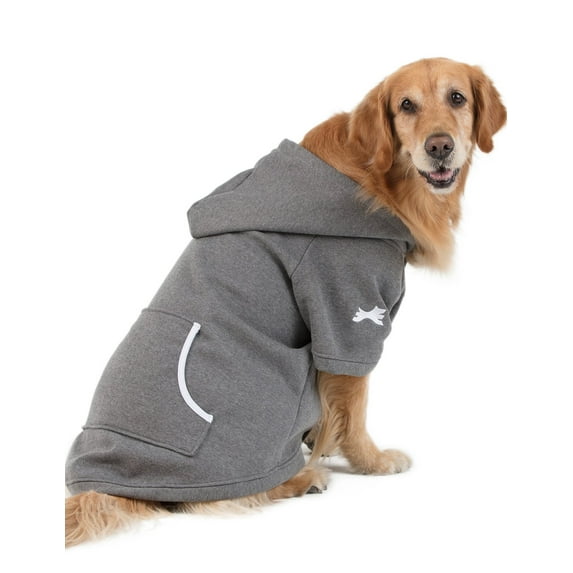 Doogie Joggies - Charcoal Gray Pet Hoodie - Pet - XSmall (Fits Up to 10 lbs)