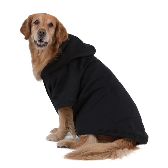 Doogie Joggies - - Pitch Black Pet Hoodie- Large