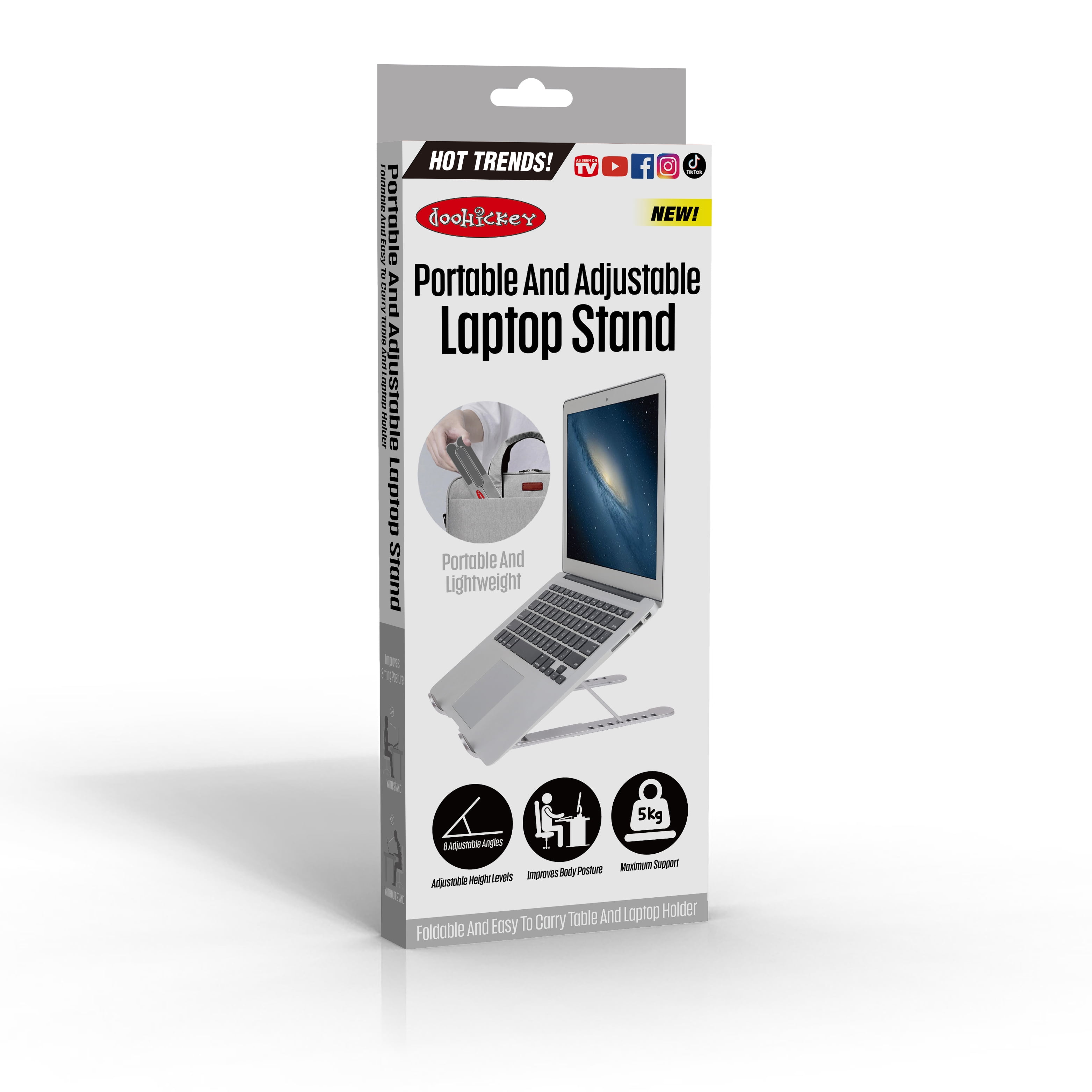 DoohicKey Portable and Adjustable Laptop Stand