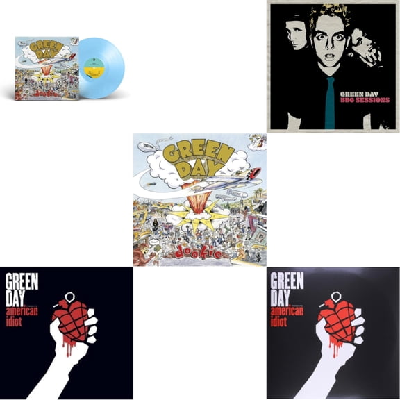 Dookie (X) (Baby Blue LP Vinyl) & American Idiot (W/Poster) & Dookie & Bbc Sessions (X) (2LP) & American Idiot