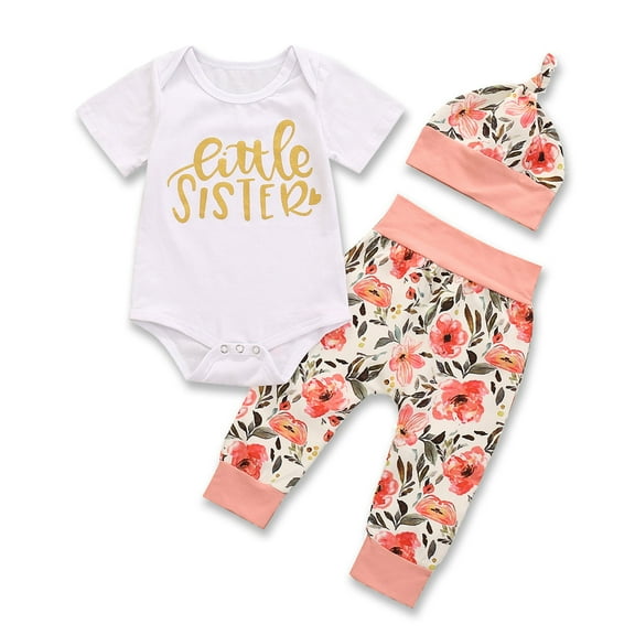 Dooleck Big Sister Little Sister Outfits Shirt Bodysuit Skirt Pant Matching Clothes