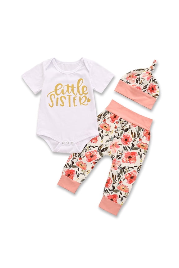 Big Sister Little Sister Outfits Shirt Bodysuit Skirt Pant Matching Clothes