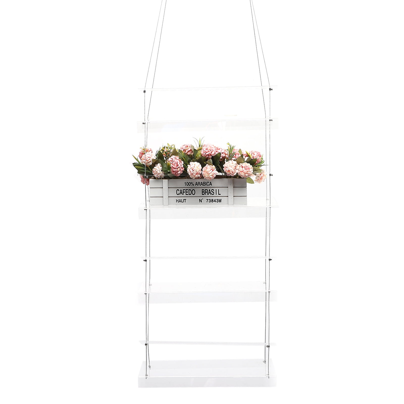Clear Floating Acrylic Shelves, Wall Mounted Storage Shelf For Books,  Dolls, Flower Pots, Household Storage Organizer For Kitchen, Bedroom,  Bathroom, Office, Aesthetic Room Decor - Temu