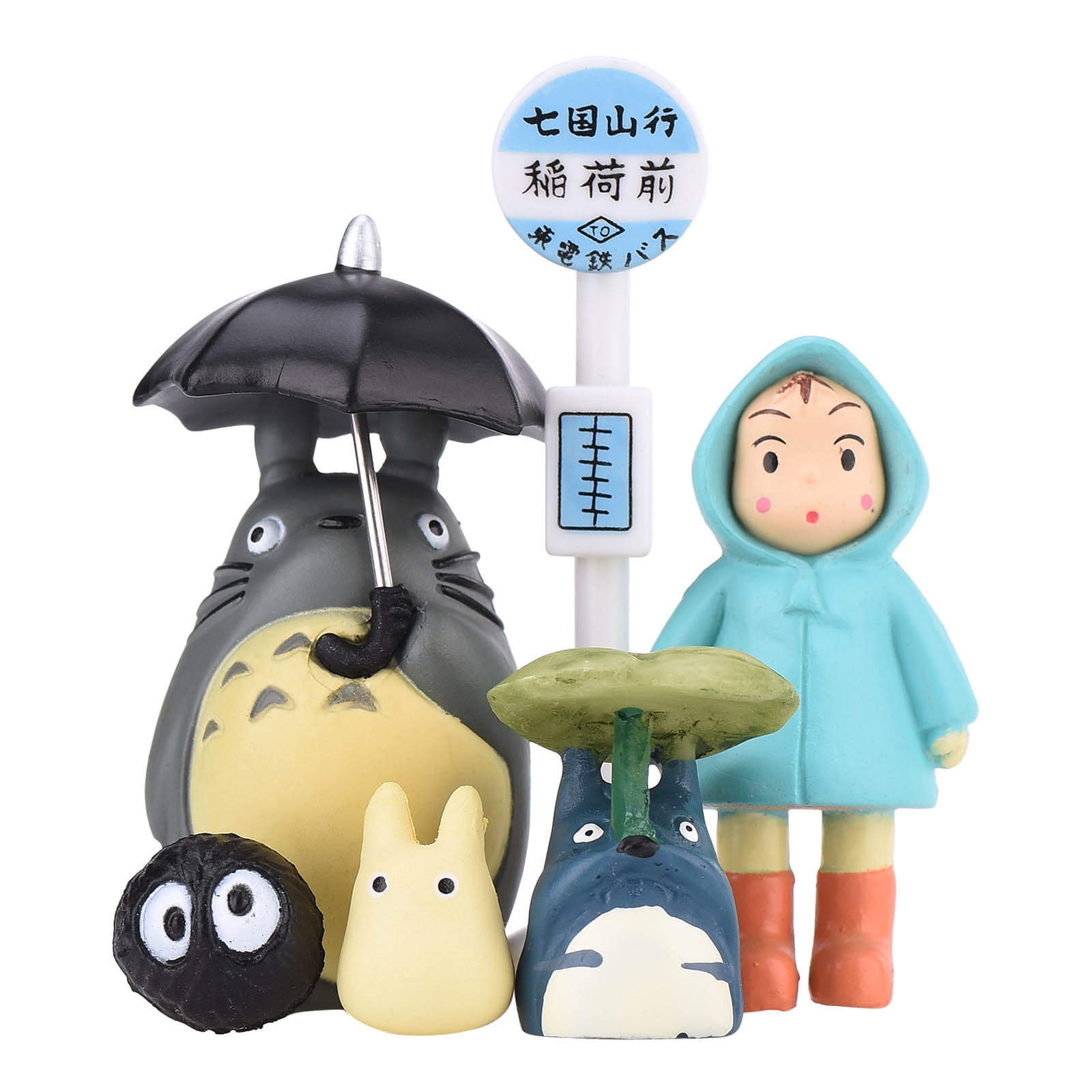 Mini Totoro With Leaf Figure - Mini Totoro Figures 2022