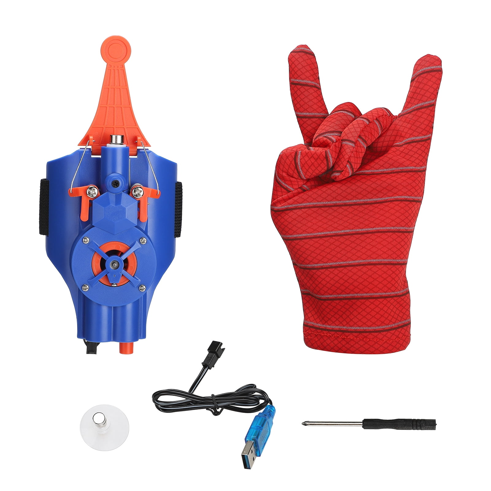 Doolland Web Shooters, Spider Silk Launcher for Kids - USB Charging, Rope  Launcher - Can Grab Small Objects, Super Hero Launcher Gloves Wrist Toy  Cosplay Launcher Bracers Accessories 