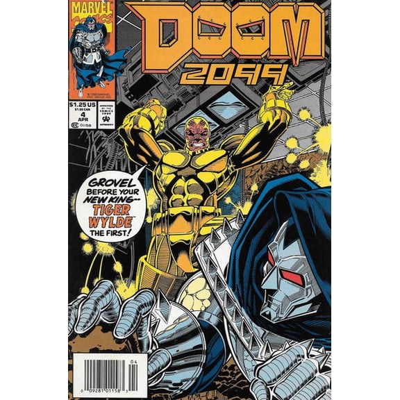 Doom 2099 #4 (Newsstand) VF ; Marvel Comic Book