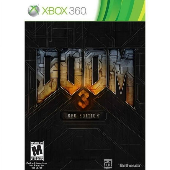 Doom 3 BFG w/Poster (Xbox 360) Bethesda Softworks 93155171046