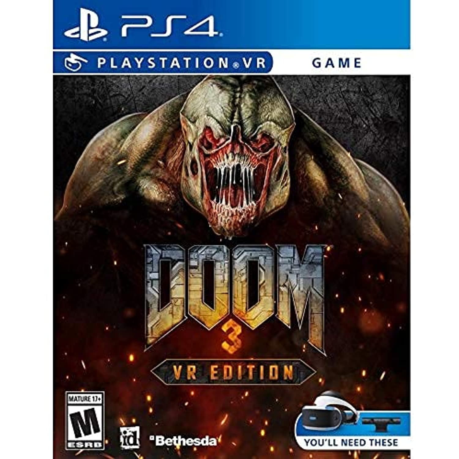 Gentage sig Tekstforfatter få øje på Doom 3 VR Edition - Playstation 4 PSVR [video game] - Walmart.com