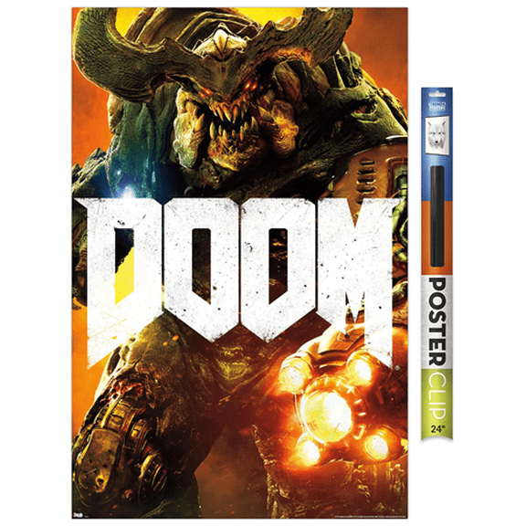 Doom - Cyber Demon Wall Poster, 22.375" x 34"