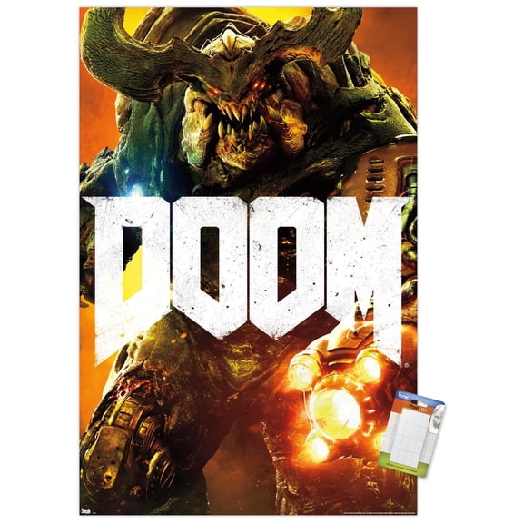 Doom - Cyber Demon Wall Poster, 22.375" x 34"