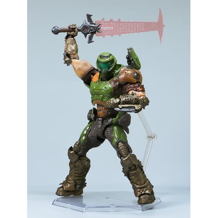 Doom Eternal Doom Slayer Articulated Action Figure, PVC Desktop Figurine Model, Holiday & Birthday Gift