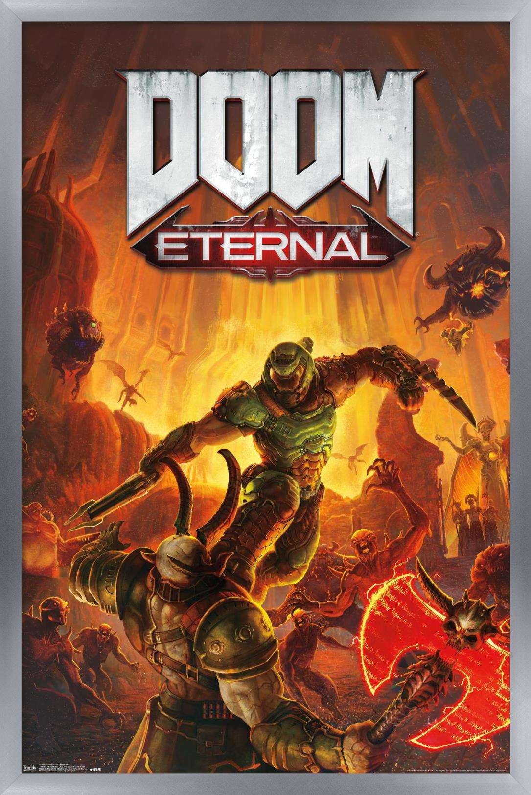 Doom Eternal - Marauder Wall Poster with Magnetic Frame, 22.375