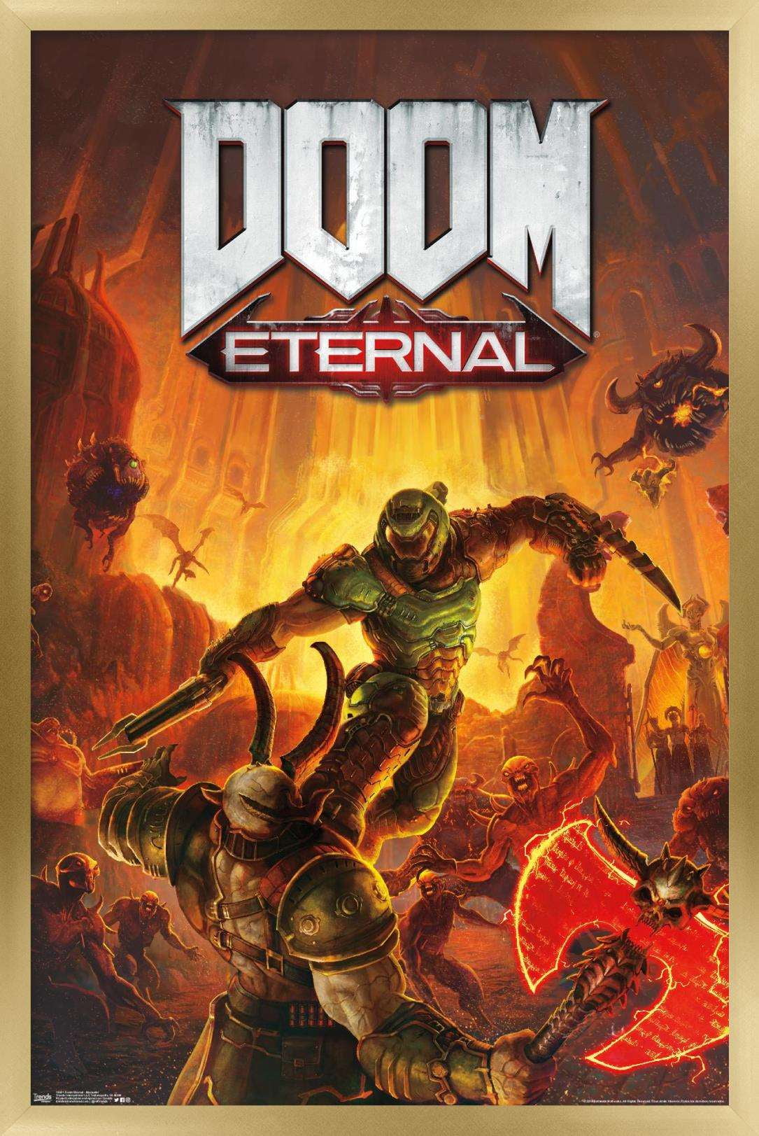 Doom Eternal - Marauder Wall Poster with Magnetic Frame, 22.375