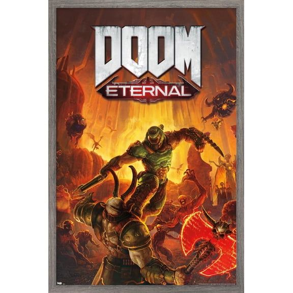 Doom Eternal - Marauder Wall Poster, 22.375" x 34" Framed