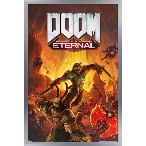 Doom Eternal - Marauder Wall Poster, 22.375" x 34" Framed