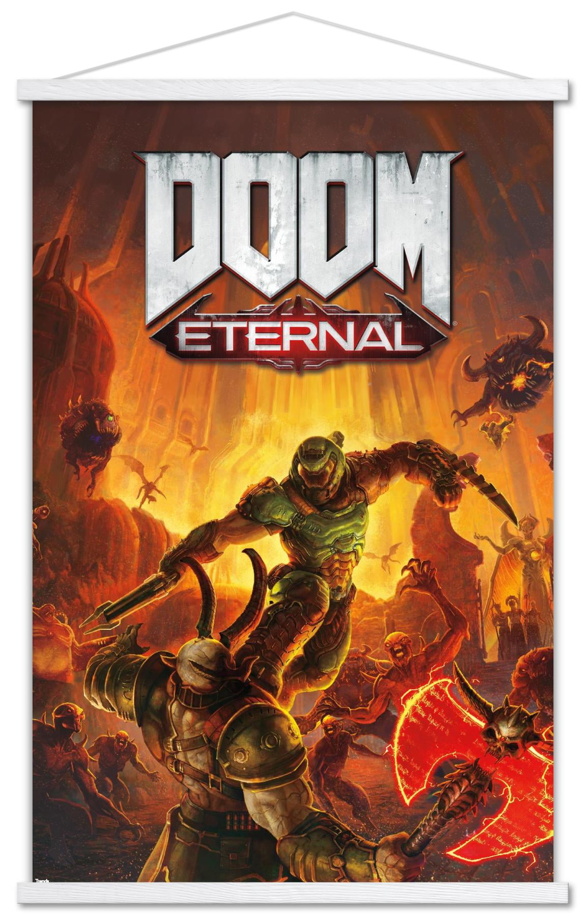 Doom Eternal - Marauder Wall Poster with Magnetic Frame, 22.375