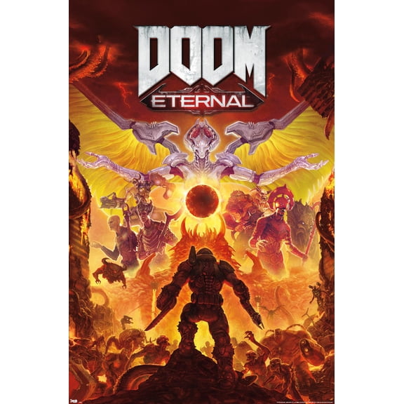 Doom Eternal - Maykr Wall Poster, 14.725" x 22.375"