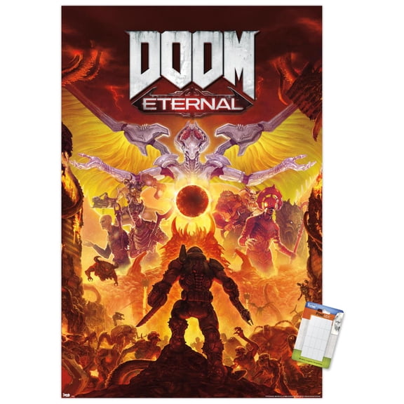 Doom Eternal - Maykr Wall Poster, 14.725" x 22.375"