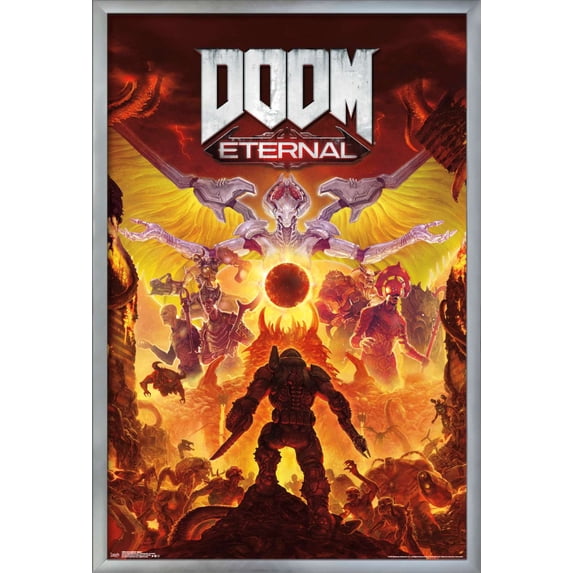 Doom Eternal - Maykr Wall Poster, 22.375" x 34" Framed