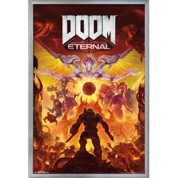 Doom Eternal - Maykr Wall Poster, 22.375" x 34" Framed