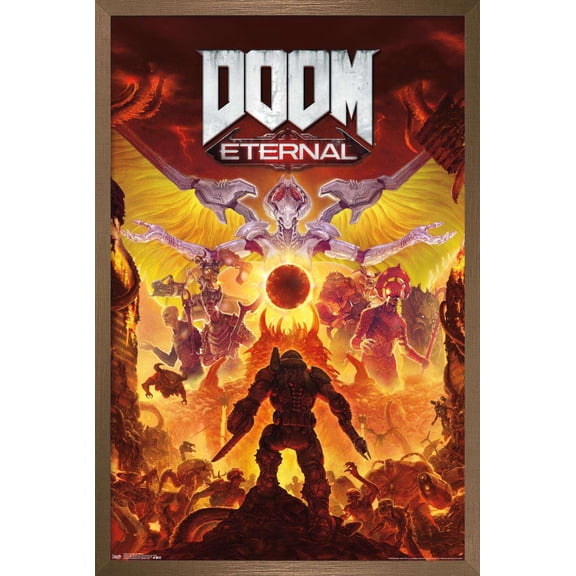 Doom Eternal - Maykr Wall Poster, 22.375" x 34" Framed
