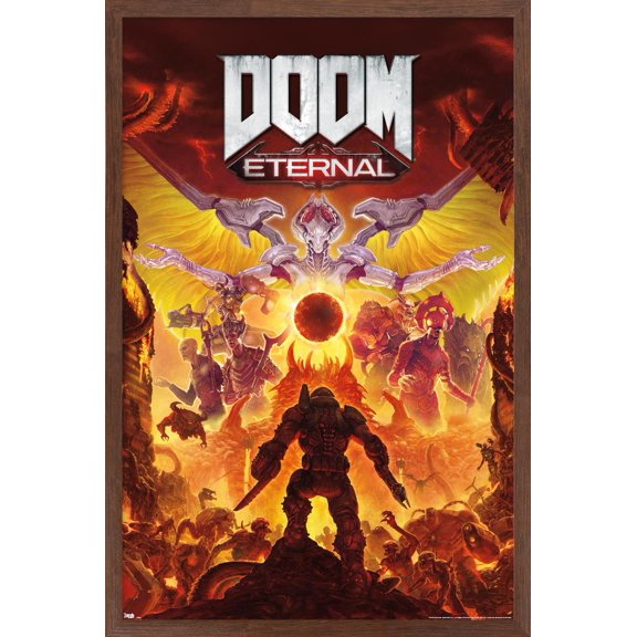 Doom Eternal - Maykr Wall Poster, 22.375" x 34" Framed