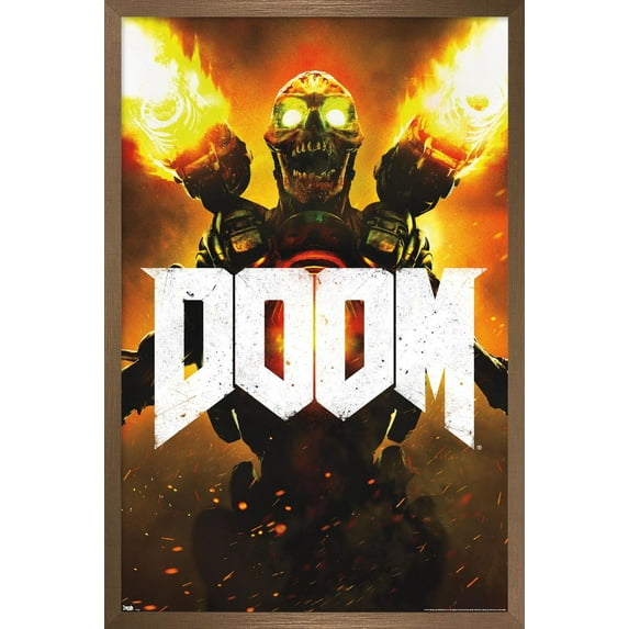 Doom - Revenant Wall Poster, 22.375" x 34" Framed